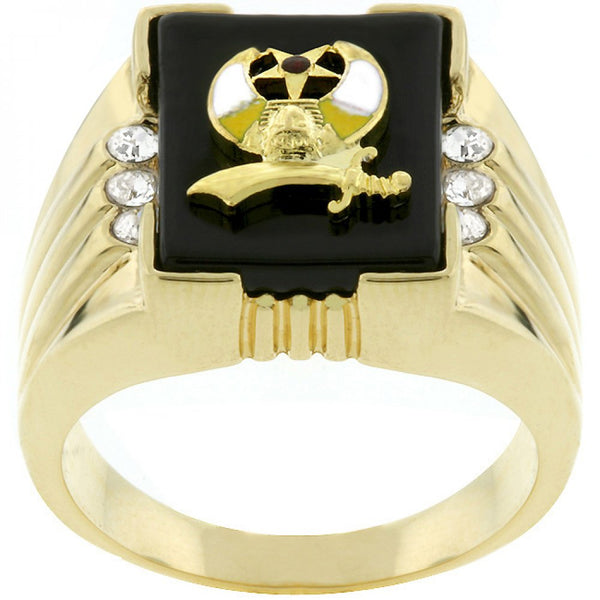 3-stone Shriners Men&#039;s Ring