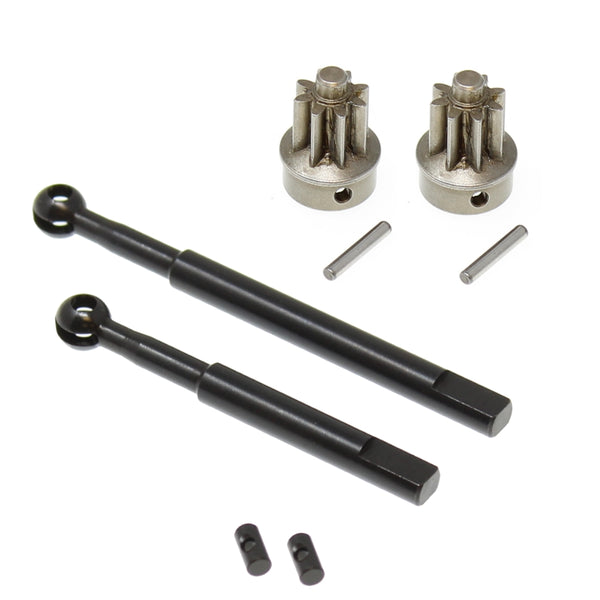 Redcat Racing RER11821 Heavy Duty Front Portal CVA Input Gears with Pins and CVA Shafts with Couplers RER11821