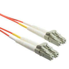 LC/LC OM2 Multimode Duplex Fiber Optic Cable, 50/125, 1 meter (3.3 foot)