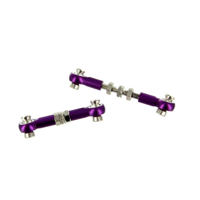 Redcat Racing 102017 Turnbuckle w/ machined aluminum rod ends (purple)(2pcs)(Same as 102217) ~