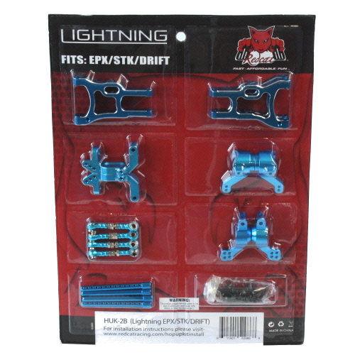 Redcat Racing HUK-2B Lightning Pro/Drift/STK hop up kit (New version) (Blue)