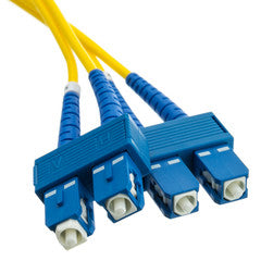 Fiber Optic Cable, SC / SC, Singlemode, Duplex, 9/125, 3 meter (10 foot)