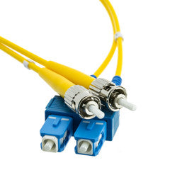 Fiber Optic Cable, SC / ST, Singlemode, Duplex, 9/125, 5 meter (16.5 foot)