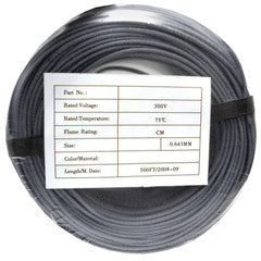 Security/Alarm Wire, Gray, 22/4 (22AWG 4 Conductor), Solid, CMR / Inwall rated, Coil Pack, 500 foot